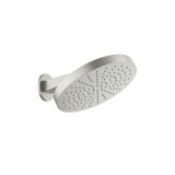 Cutout image of Crosswater Revive Brushed Stainless Steel Wall-Mounted Shower Head